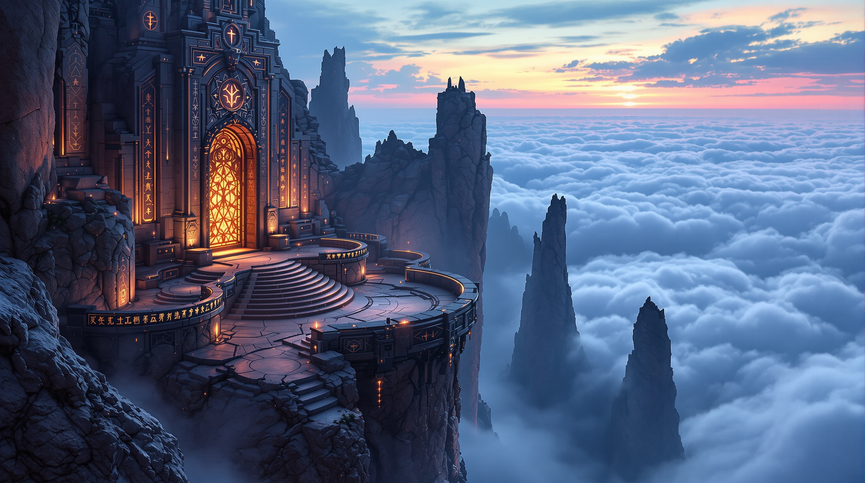 Orbital Cliff Temple