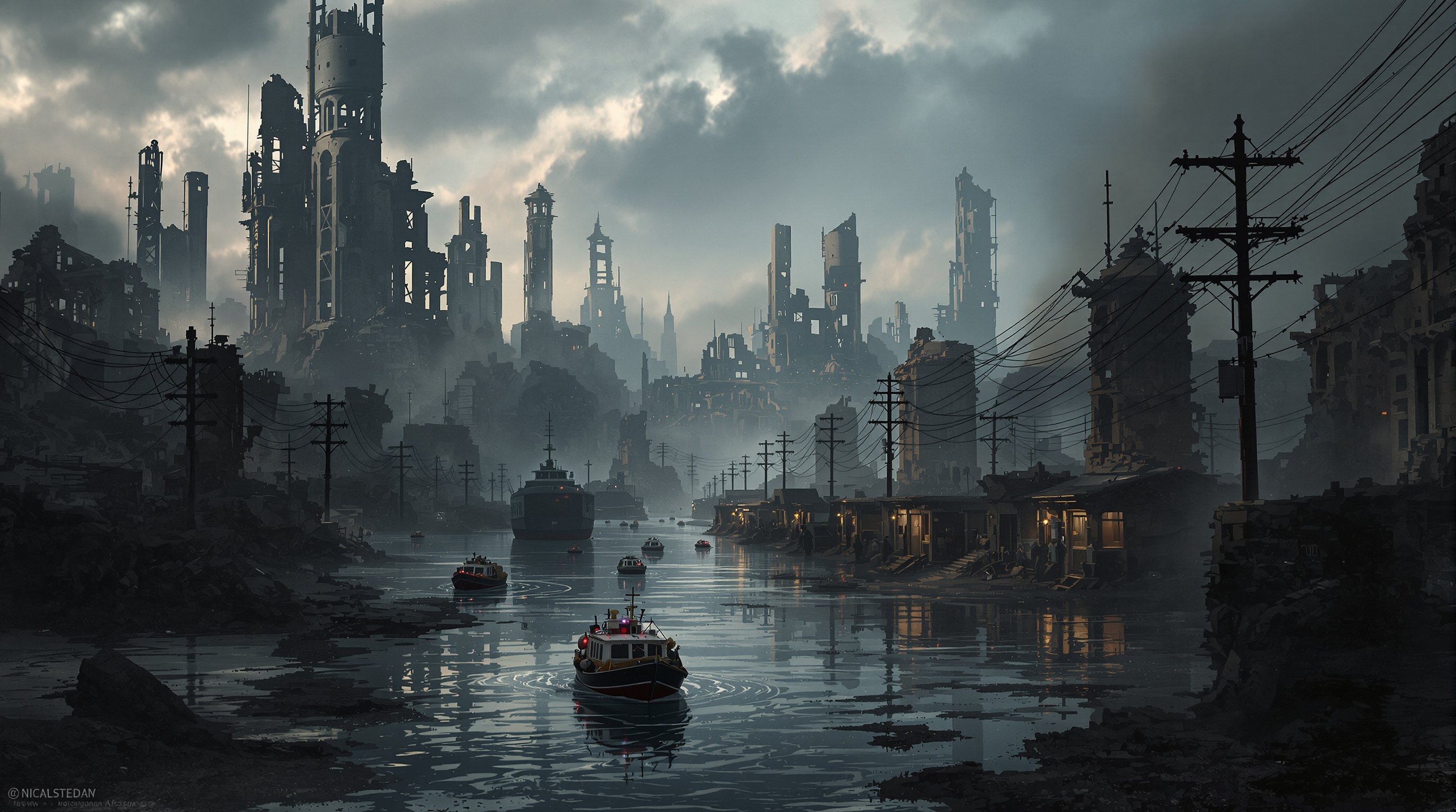 Flooded Future Ruins