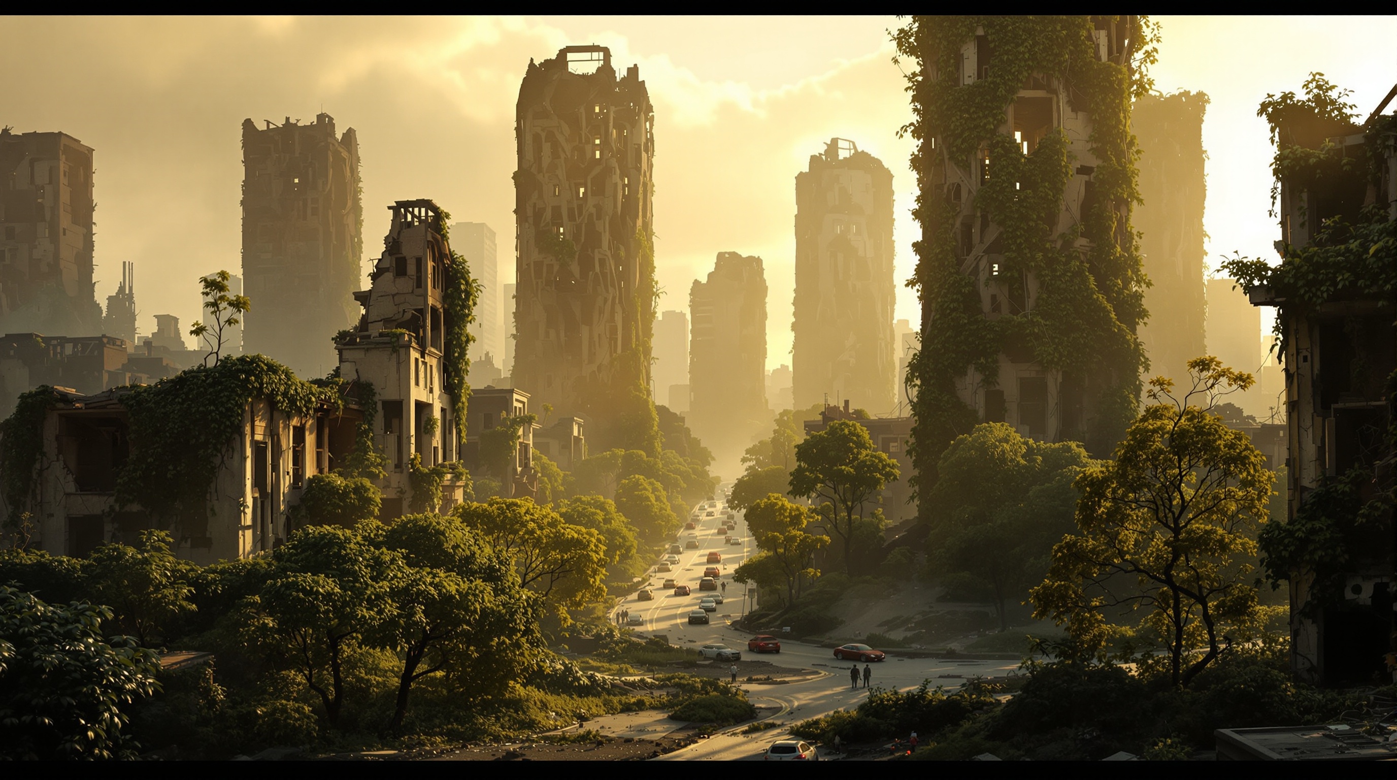Overgrown Ruined Metropolis