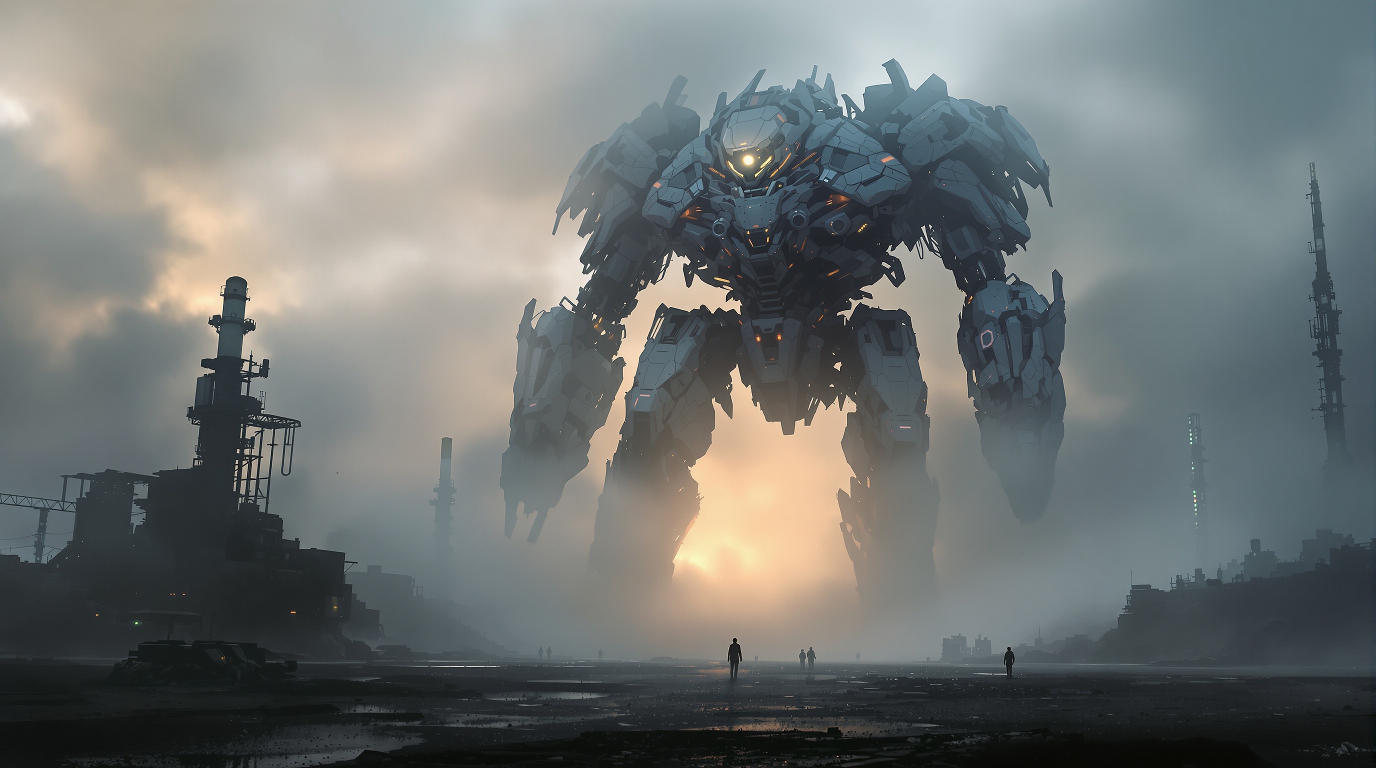 Giant Mech in the Mist