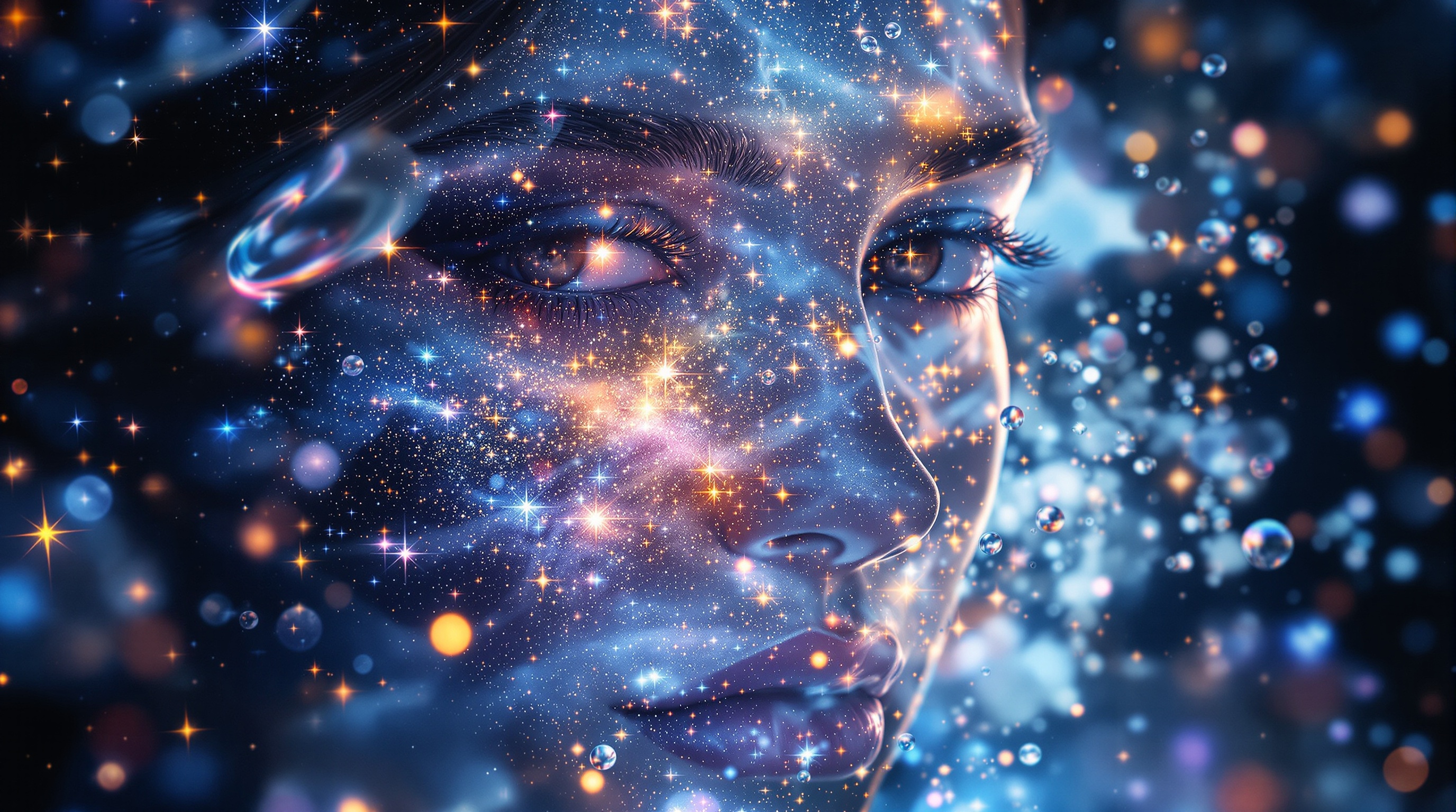 Surreal Cosmic Portrait