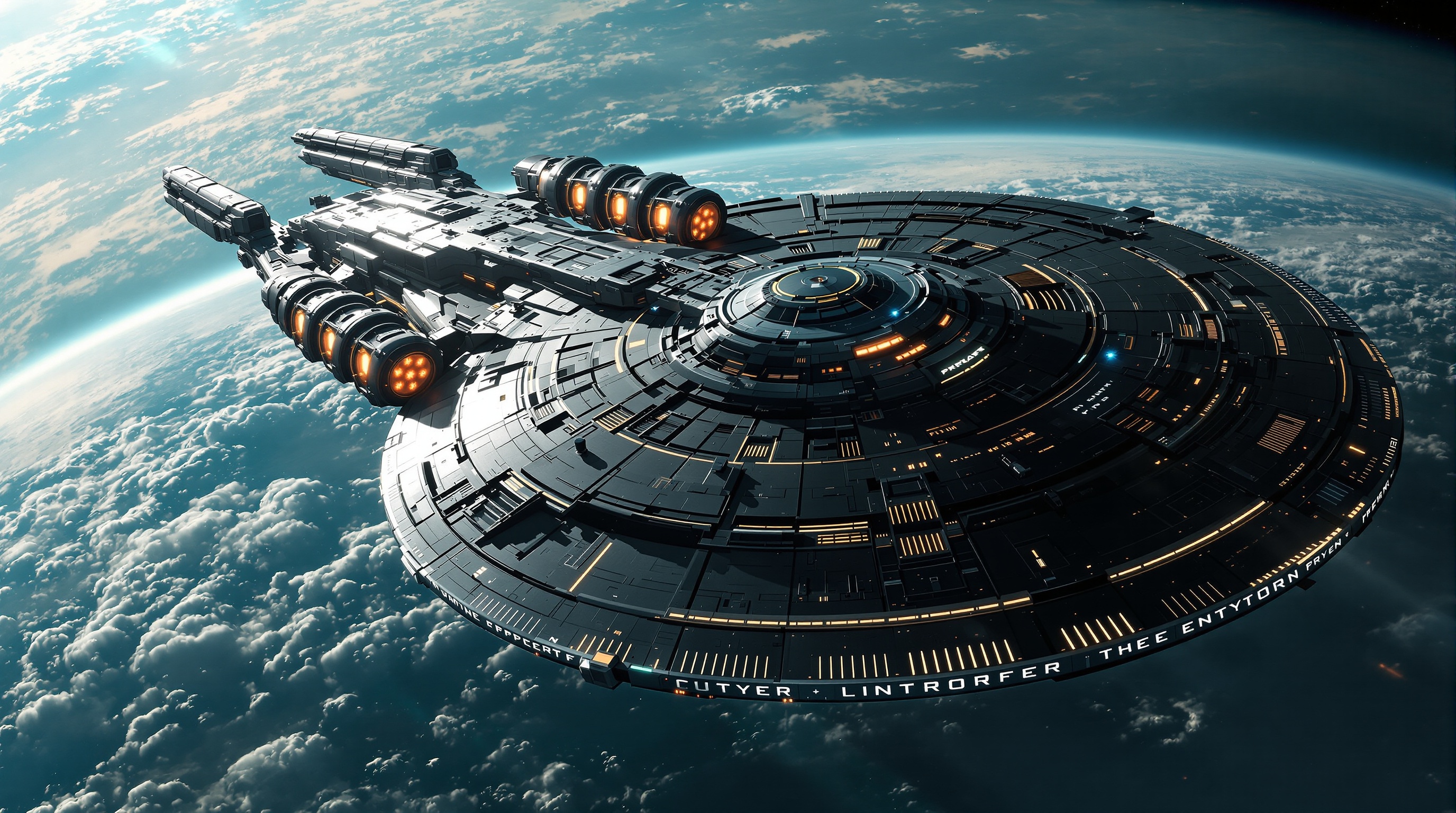 Explorer Starship in Orbit