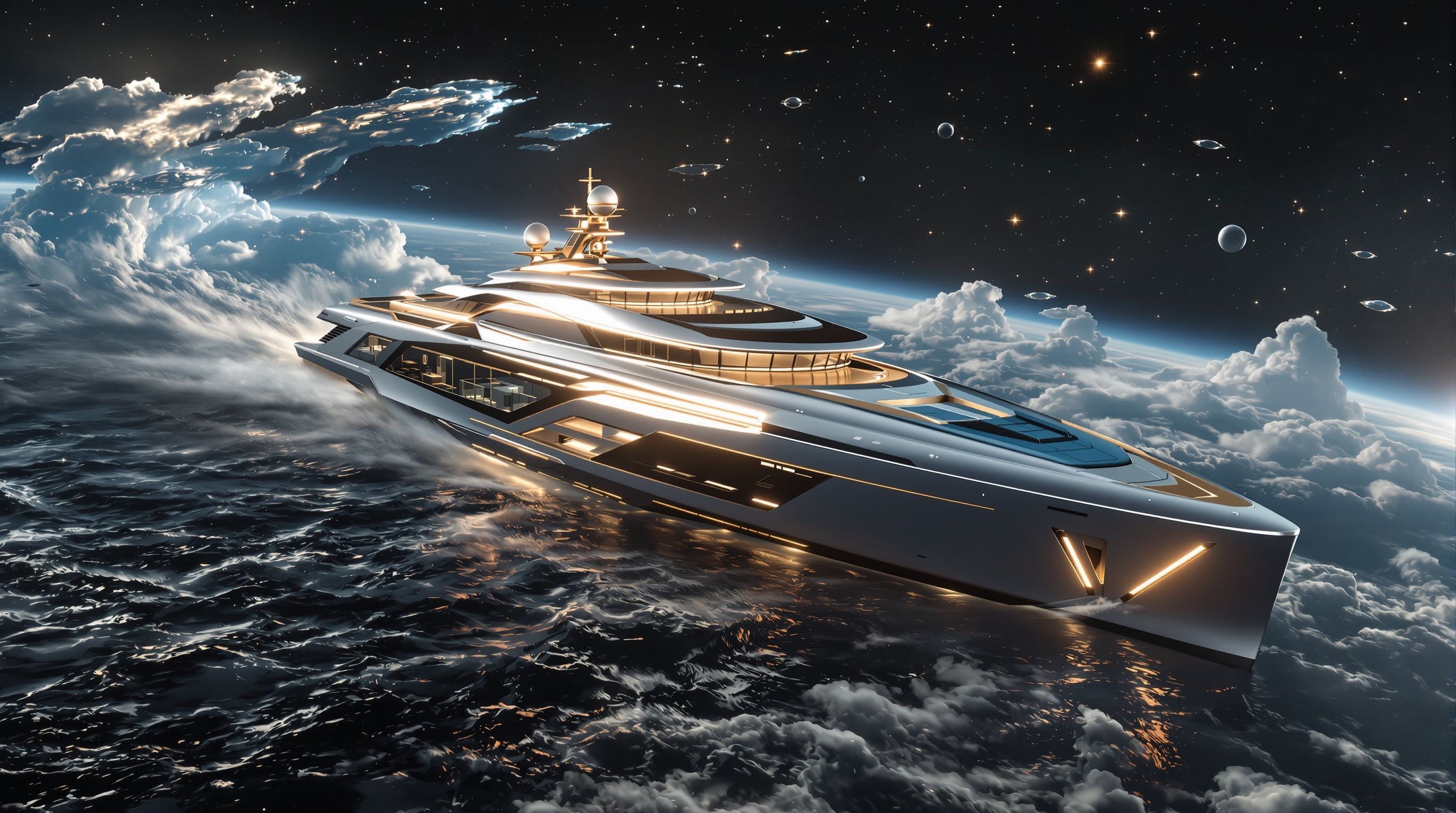 Luxury Space Yacht