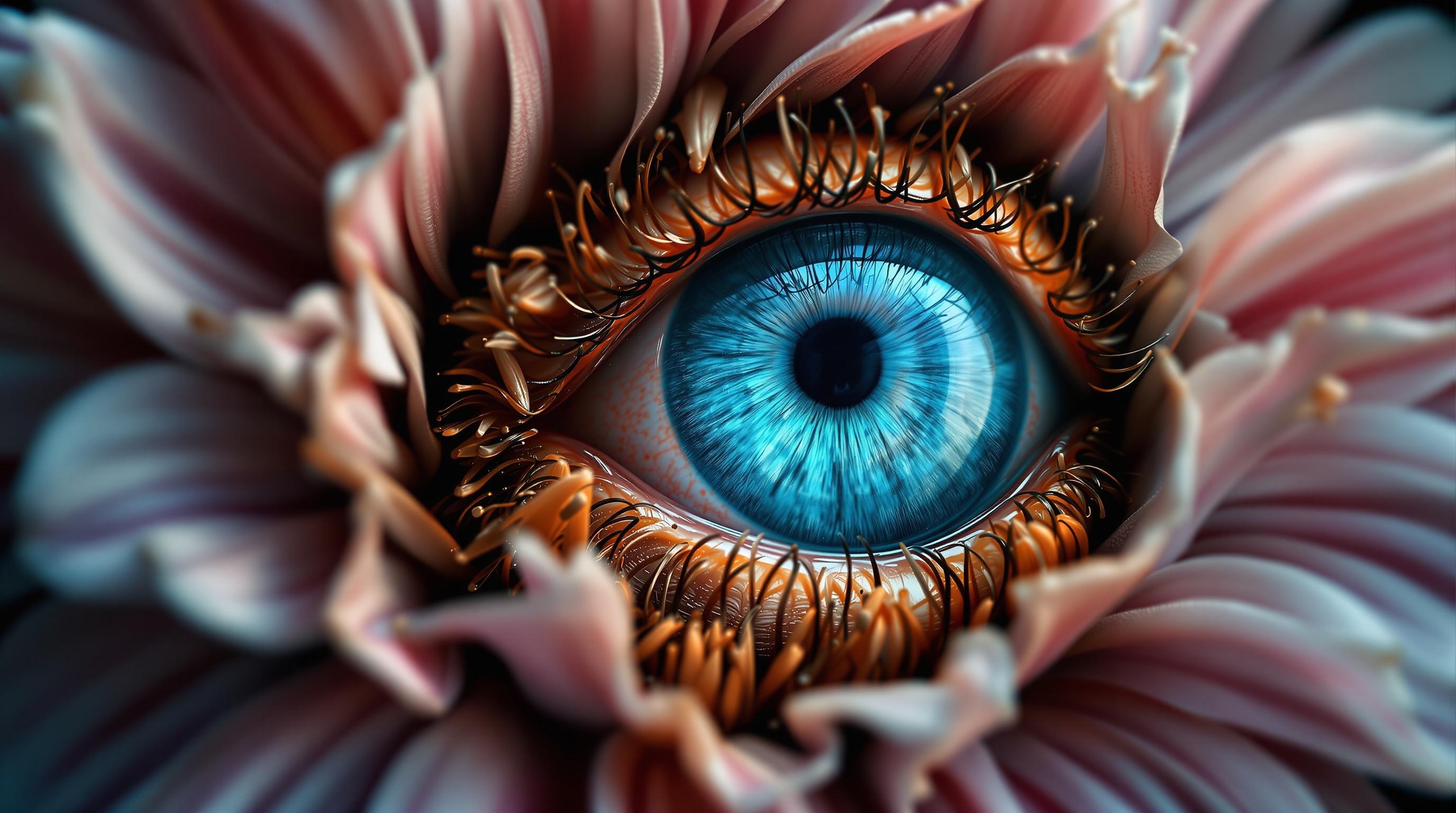 Eye Inside Flower